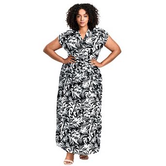 Avenue Women's Plus Size Havana Maxi Dress