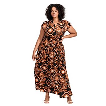 Avenue Women's Plus Size Havana Maxi Dress