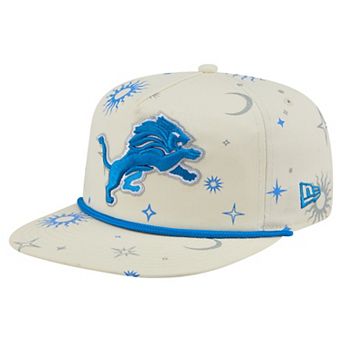 Men's New Era Stone Detroit Lions Celestial Golfer Adjustable Hat