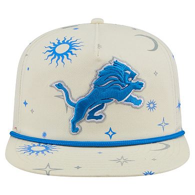 Men's New Era Stone Detroit Lions Celestial Golfer Adjustable Hat