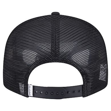 Men's New Era Black Army Black Knights Split Panel 9FIFTY Snapback Trucker Hat