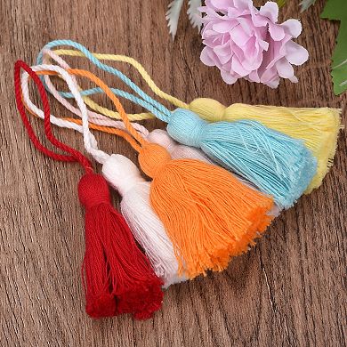 20Pcs Bookmark Tassels 4.3" Hanging Loop Small Tassels Soft Mini Tassels