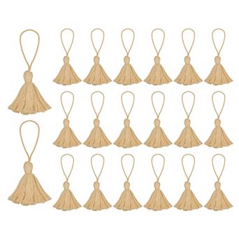 20 pc Bookmark Tassels 4.3" Hanging Loop Small Tassels Soft Mini Tassels