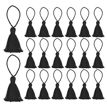 20 pc Bookmark Tassels 4.3" Hanging Loop Small Tassels Soft Mini Tassels