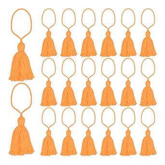 20 pc Bookmark Tassels 4.3" Hanging Loop Small Tassels Soft Mini Tassels