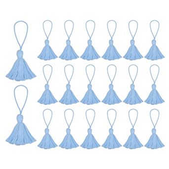 20 pc Bookmark Tassels 4.3" Hanging Loop Small Tassels Soft Mini Tassels