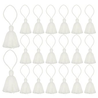 20 pc Bookmark Tassels 4.3" Hanging Loop Small Tassels Soft Mini Tassels