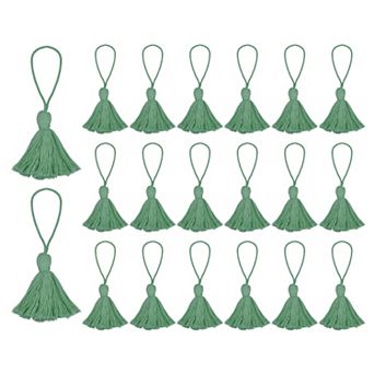 20 pc Bookmark Tassels 4.3" Hanging Loop Small Tassels Soft Mini Tassels
