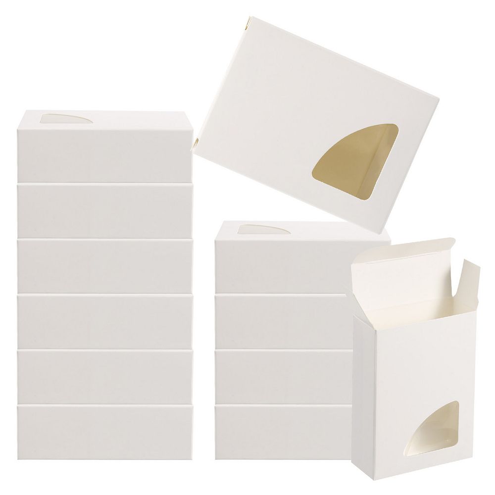 4"x3"x1" Paper Soap Box with Window, 30 Pack Homemade Soap Boxes ...