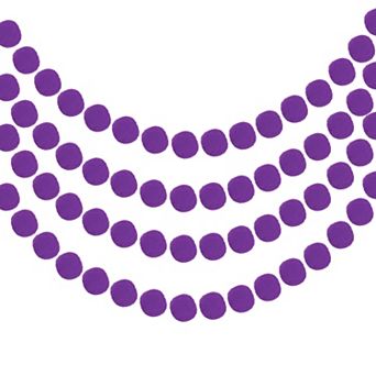 4 pc Pom Pom Garland, 8.2 Feet Hanging Garland Ball Banner with 30 pc Felt Balls