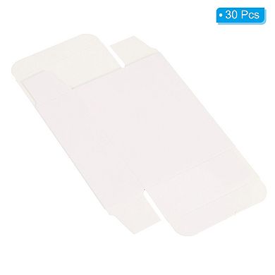 4"x3"x1" Paper Soap Box, 30 Pack Homemade Soap Boxes Rectangle Presents Packaging Boxes