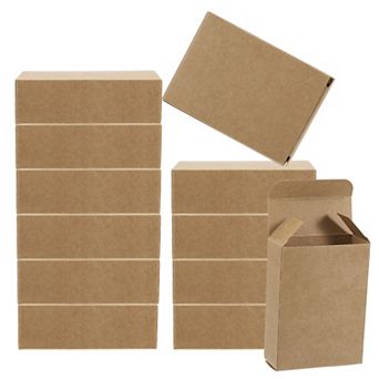 4"x3"x1" Paper Soap Box, 30 Pack Homemade Soap Boxes Rectangle Presents Packaging Boxes