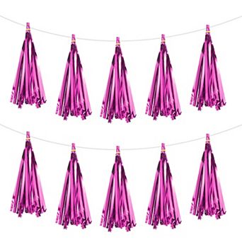 30 pc Tassel Garland Banner with Rope Tissue Paper Tassels Party DIY Kits