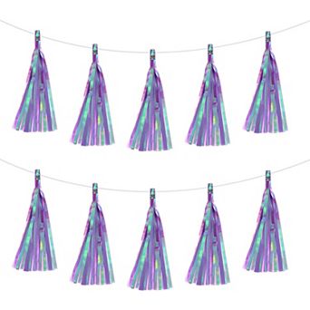 30 pc Tassel Garland Banner with Rope Tissue Paper Tassels Party DIY Kits