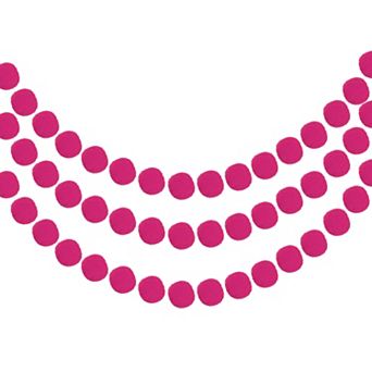 3 pc Pom Pom Garland, 8.2 Feet Hanging Garland Ball Banner with 30 pc Felt Balls