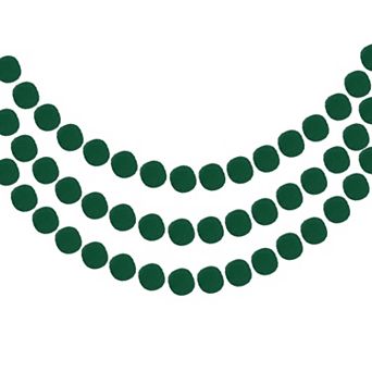 3 pc Pom Pom Garland, 6.5 Feet Hanging Garland Ball Banner with 20 pc Felt Balls