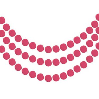 3 pc Pom Pom Garland, 6.5 Feet Hanging Garland Ball Banner with 20 pc Felt Balls