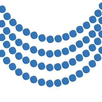 4 pc Pom Pom Garland, 6.5 Feet Hanging Garland Ball Banner with 20 pc Felt Balls