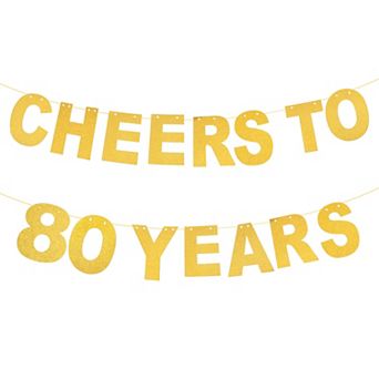 Birthday Banner 16 Feet Birthday Decorations Card Stock Birthday Sign for Birthday Decor