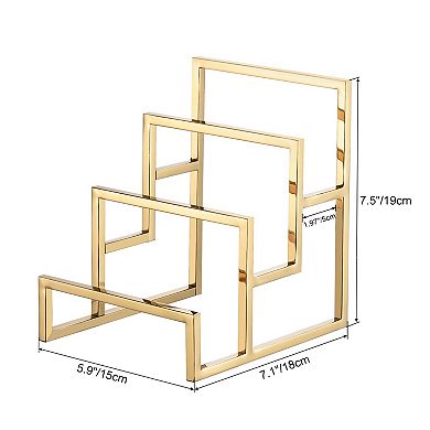 Clutch Purse Display Stand, Wallet Display Rack Metal Clutch Holder Riser for Home Retail Store
