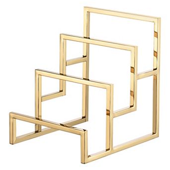 Clutch Purse Display Stand, Wallet Display Rack Metal Clutch Holder Riser for Home Retail Store