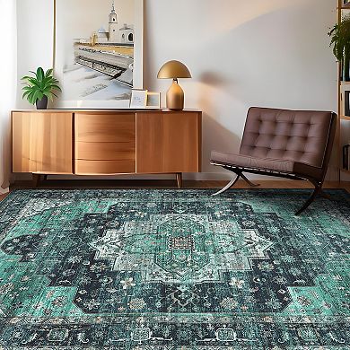 Garvee Washable Non Slip Non Shedding Area Rug for Living Room Kitchen Bedroom
