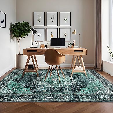 Garvee Washable Non Slip Non Shedding Area Rug for Living Room Kitchen Bedroom