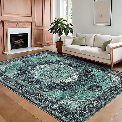 Garvee Washable Non Slip Non Shedding Area Rug for Living Room Kitchen Bedroom