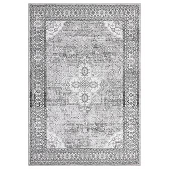 Garvee Machine Washable Non Slip Faux Wool Area Rugs for Living Room Bedroom