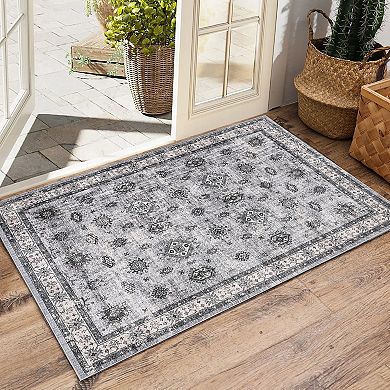 Garvee Washable Non Slip Area Rugs Stain Resistant Non Shedding for Indoor use
