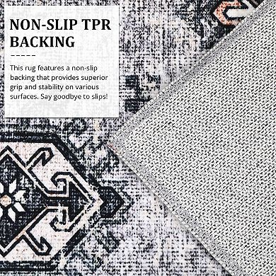 Garvee Washable Non Slip Area Rugs Stain Resistant Non Shedding for Indoor use