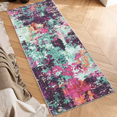 Garvee Machine Washable Non Slip Area Rug Non Shedding Carpet for Living Room Bedroom
