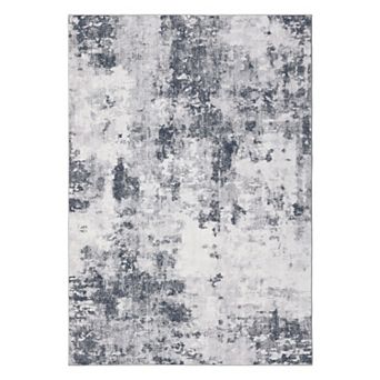 Garvee Modern Abstract Area Rug Washable Soft Low Pile Throw Carpet for Home Decor