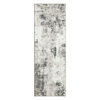 Garvee Modern Abstract Area Rug Washable Soft Low Pile Throw Carpet for Home Decor