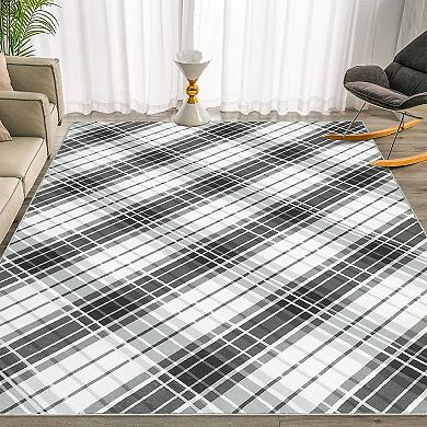 Garvee Machine Washable No Shedding Area Rugs for Living Room Bedroom Kitchen