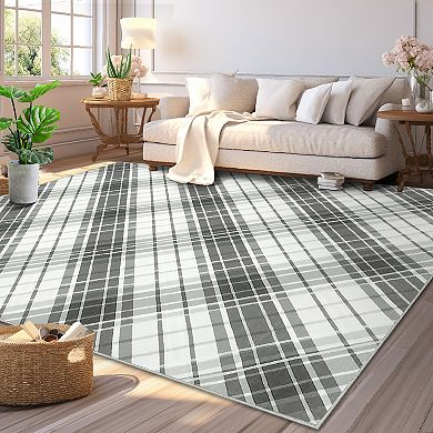 Garvee Machine Washable No Shedding Area Rugs for Living Room Bedroom Kitchen