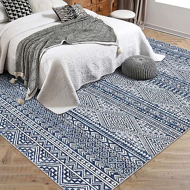 Garvee Soft Machine Washable Area Rug Non Slip for Living Room Kitchen