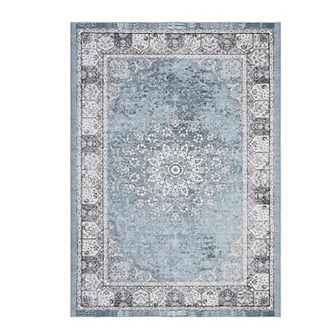 Garvee Machine Washable Non Slip Vintage Floral Area Rug