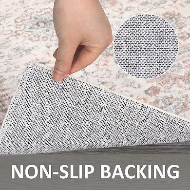 Garvee Machine Washable Non Slip Area Rug Non Shedding Carpet for Living Room Bedroom
