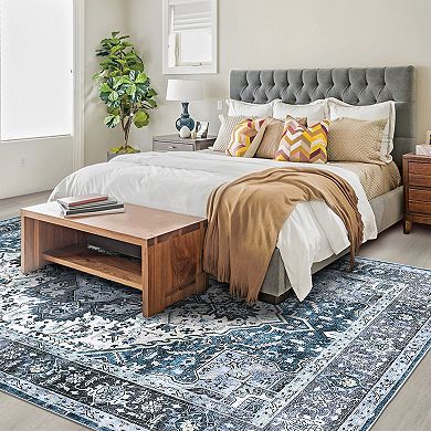 Garvee Machine Washable Area Rug Non Slip for Living Room Bedroom Playroom