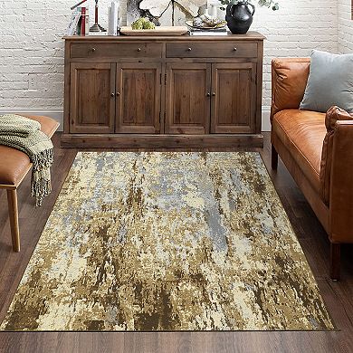 Garvee Machine Washable Indoor Area Rugs No Shedding Carpet for Living Room