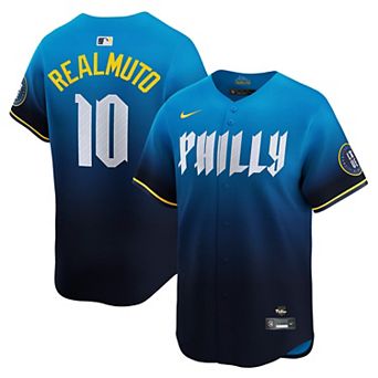 Men's Nike J.T. Realmuto Navy Philadelphia Phillies City Connect Limited Jersey