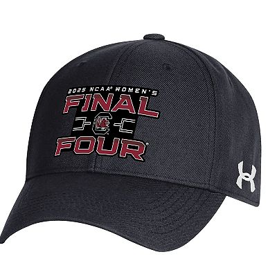 Men's Under Armour Black South Carolina Gamecocks 2025 NCAA Women's Basketball Tournament March Madness Final Four Adjustable Hat