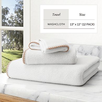 Madelinen® Lightweight Cotton Boho-Chic 6-pc. Towel Set