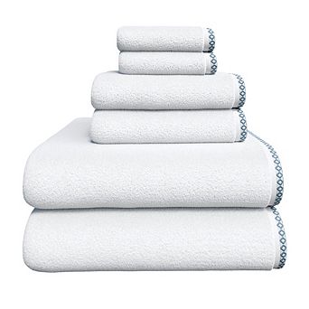 Madelinen® Lightweight Cotton Boho-Chic 6 pc Towel Set