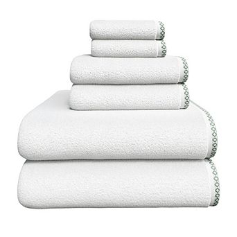 Madelinen® Lightweight Cotton Boho-Chic 6 pc Towel Set