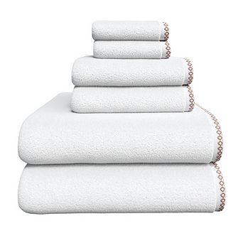Madelinen® Lightweight Cotton Boho-Chic 6 pc Towel Set