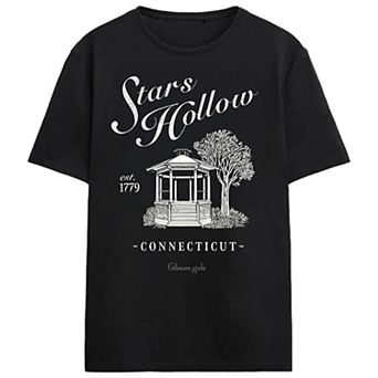 Juniors' Gilmore Girls Stars Hollow Graphic Tee