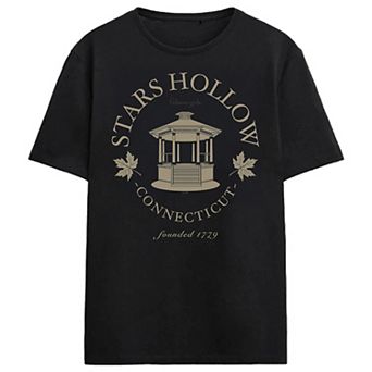 Juniors' Gilmore Girls Stars Hollow Circle Logo Graphic Tee