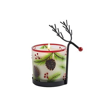 Studio 66 Woodland Rudy Votive Candle with Decorative Holder